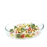 ATTRO Glassox Borosilicate Oval Glass Baking Dish Micorwave Oven Safe 700ml